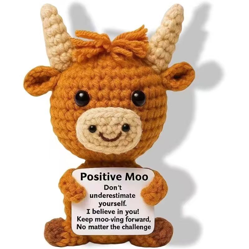 Highland Home Textiles - Cute Highland Cow Emotional Support Doll,
