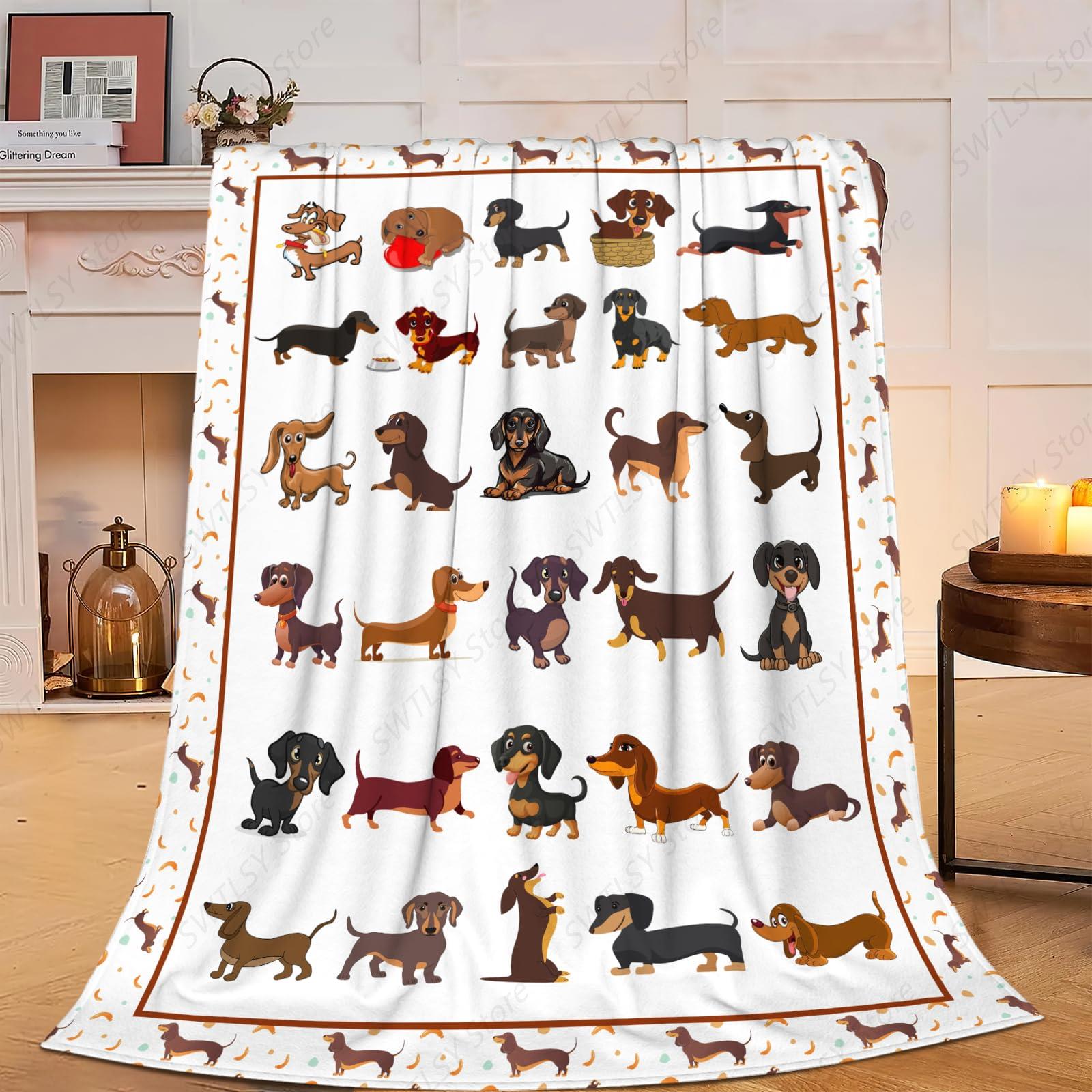 Home Textiles Super Soft - Dachshund Blanket Super Cozy Soft Weiner