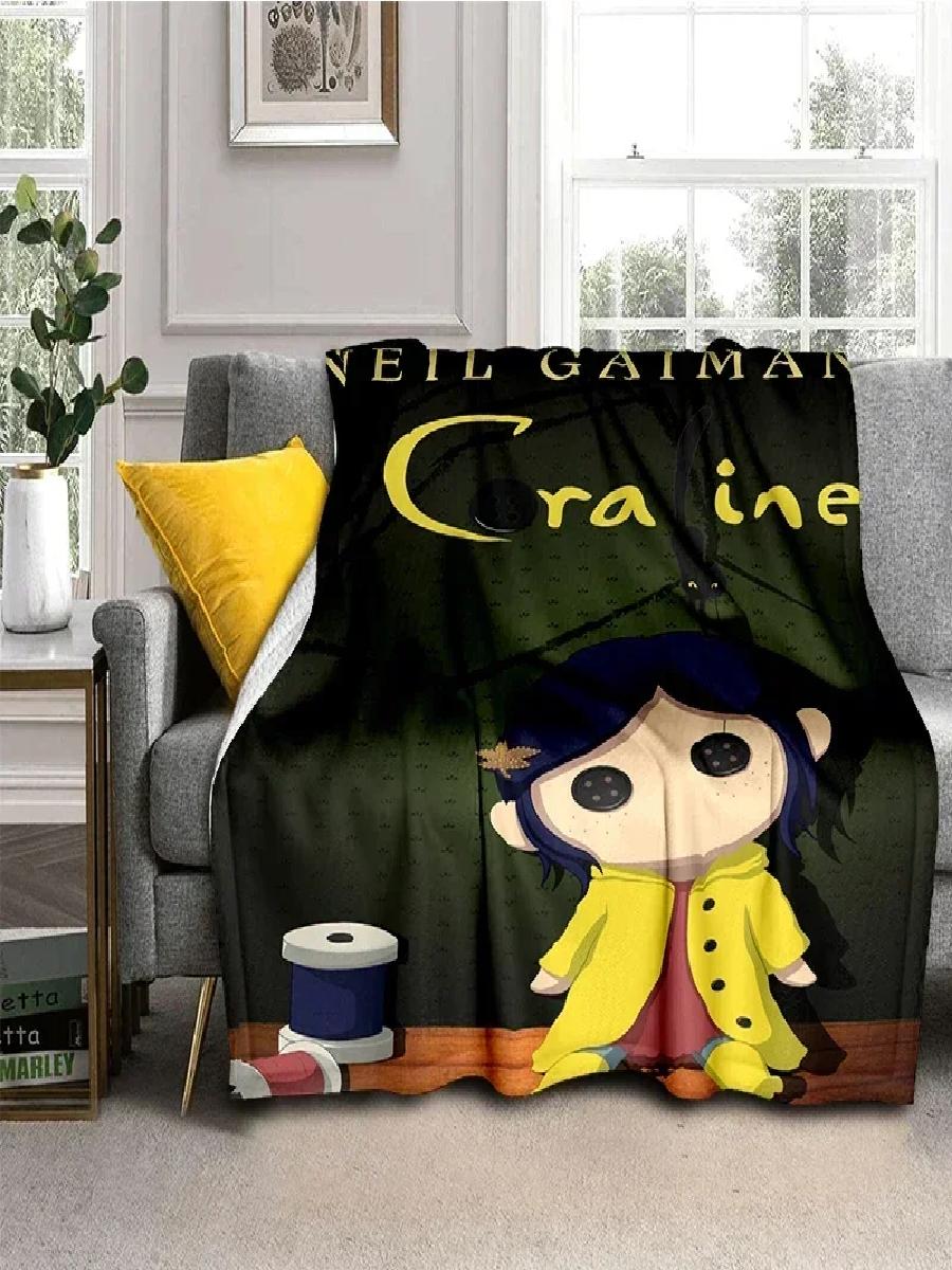 Coraline Movie Throw Blanket S - огляд і ціна Home Textiles Super Soft