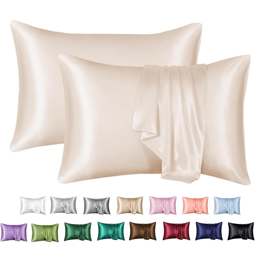 2 Pack Satin Pillowcase for Ha - огляд і ціна Home Textiles Super Soft