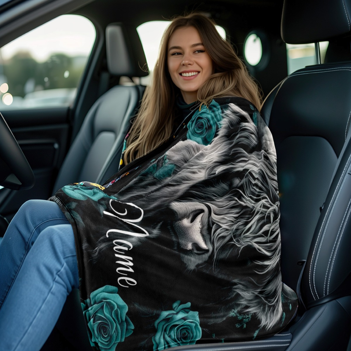 Personalized Highland Cow Blan - огляд і ціна Highland Home Textiles