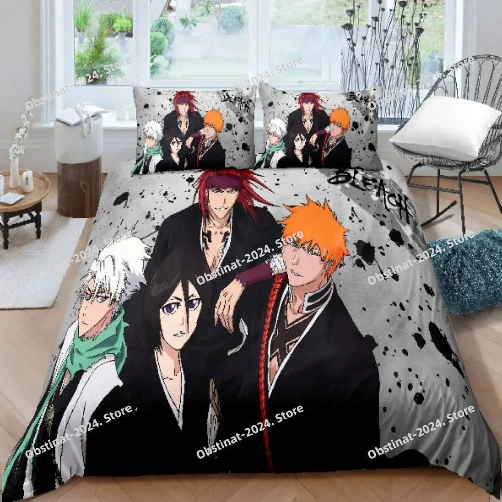 3D Bleach Kurosaki Ichigo Bedd - огляд і ціна Linen Duvet Cover