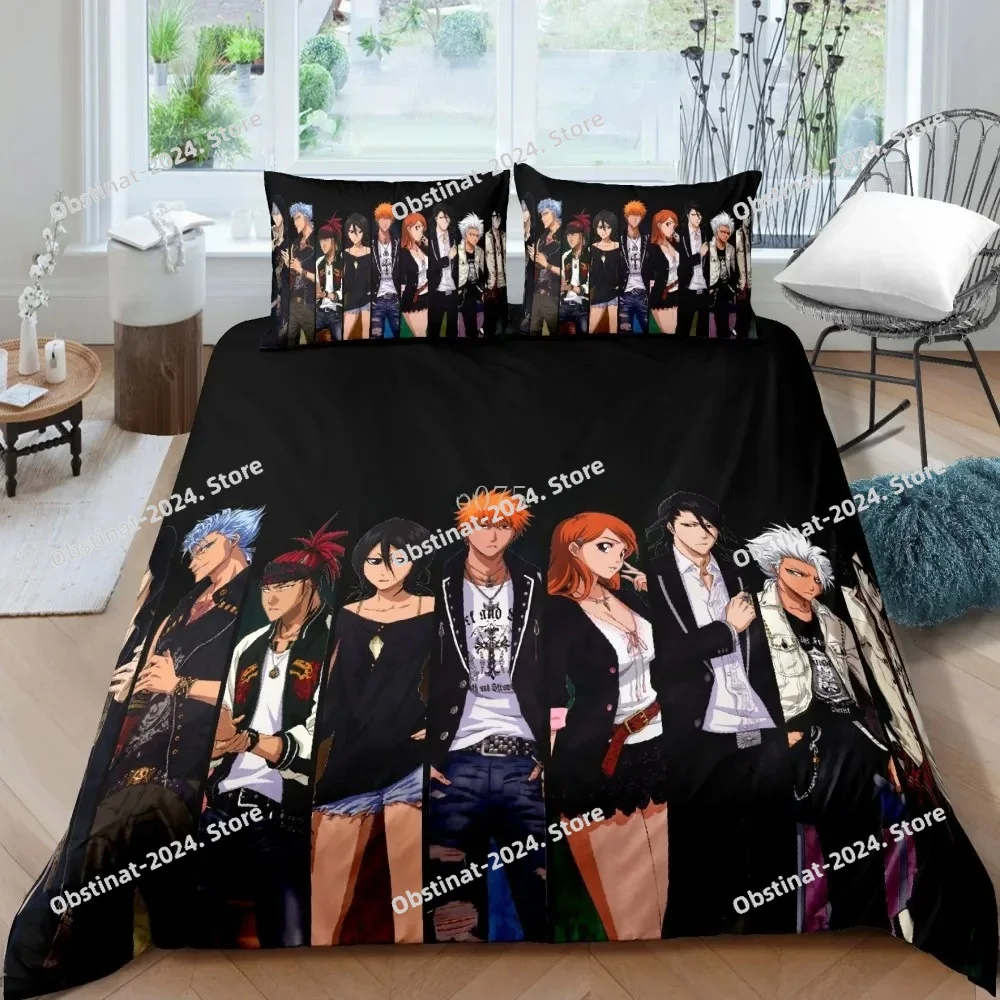 3D Bleach Kurosaki Ichigo Bedd - огляд і ціна Linen Duvet Cover