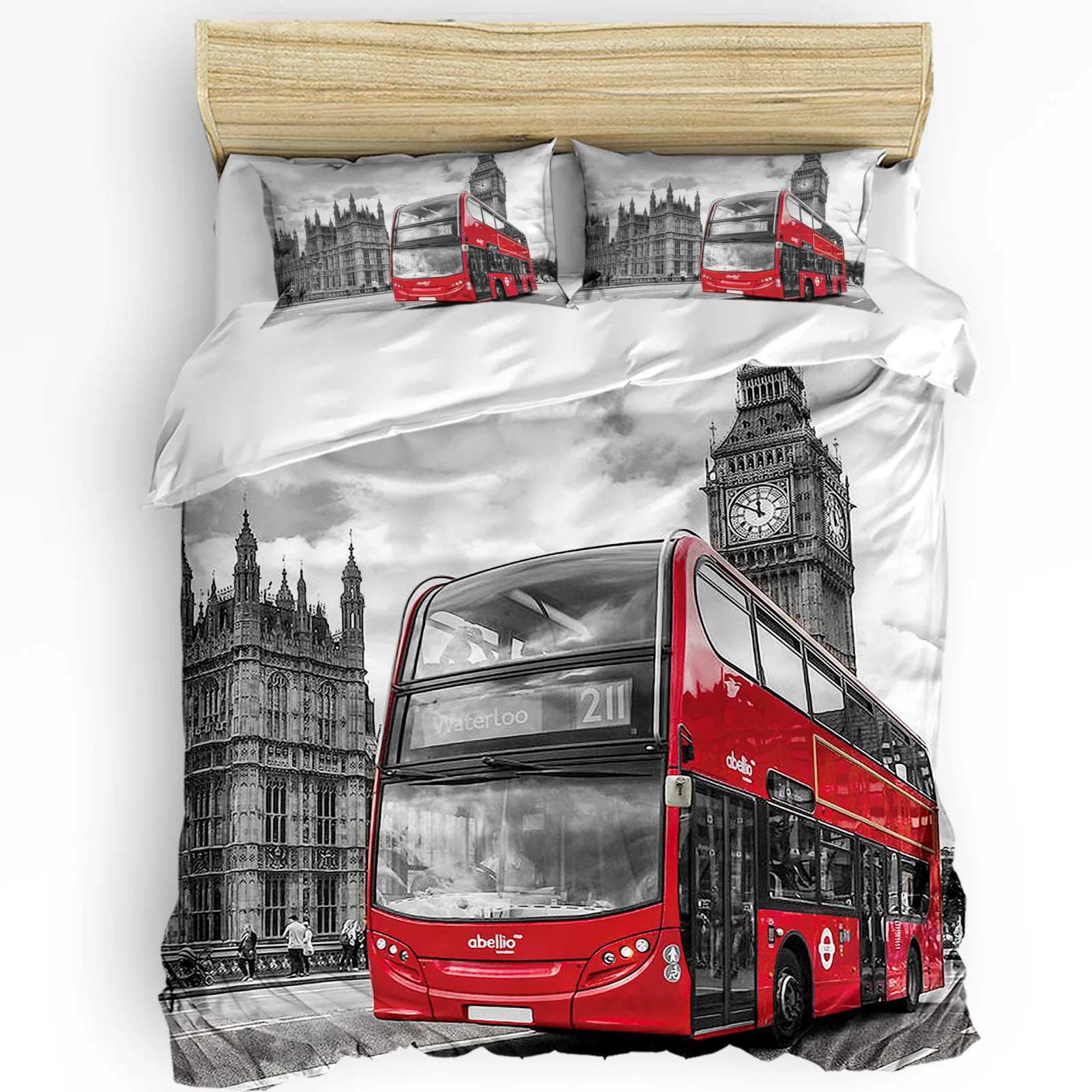 London Street Red Bus Big Ben  - огляд і ціна Home Textiles London