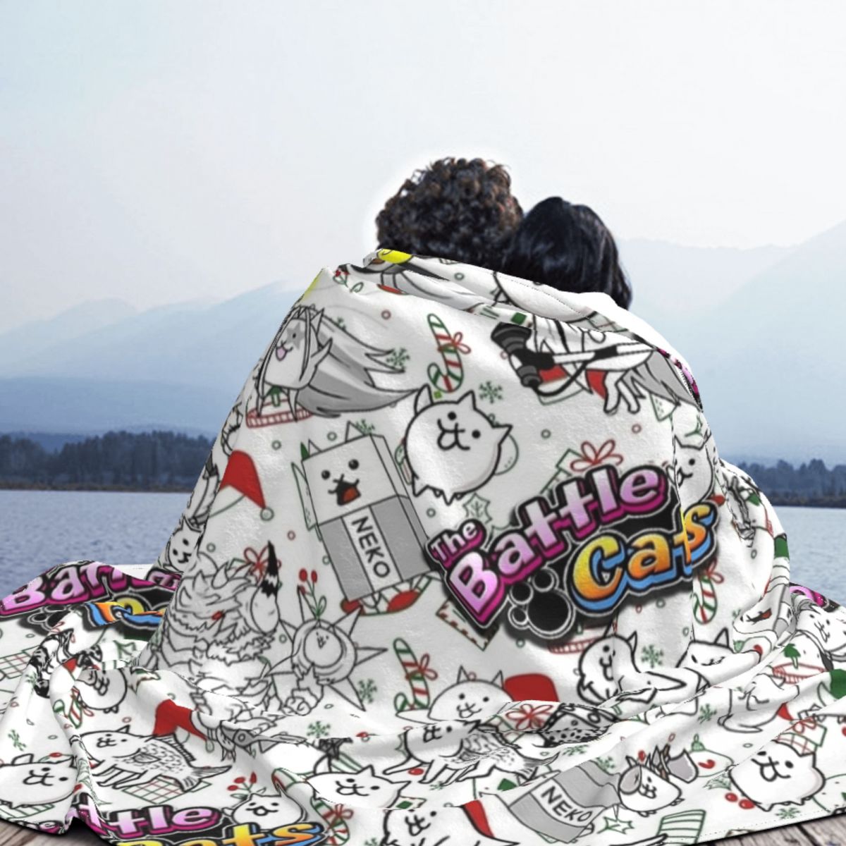 Battle Cats Game Blankets Flee - огляд і ціна Home Textiles Super Soft