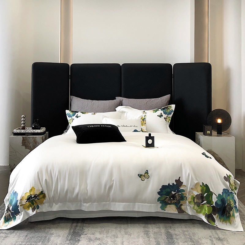 Embroidery White 800TC Egyptia - огляд і ціна Home Textiles Super Soft