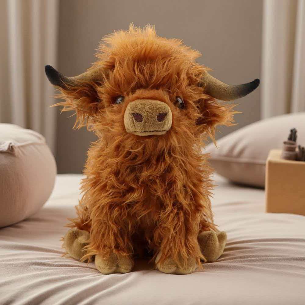 Highland Bull Simulation Plush - огляд і ціна Highland Home Textiles