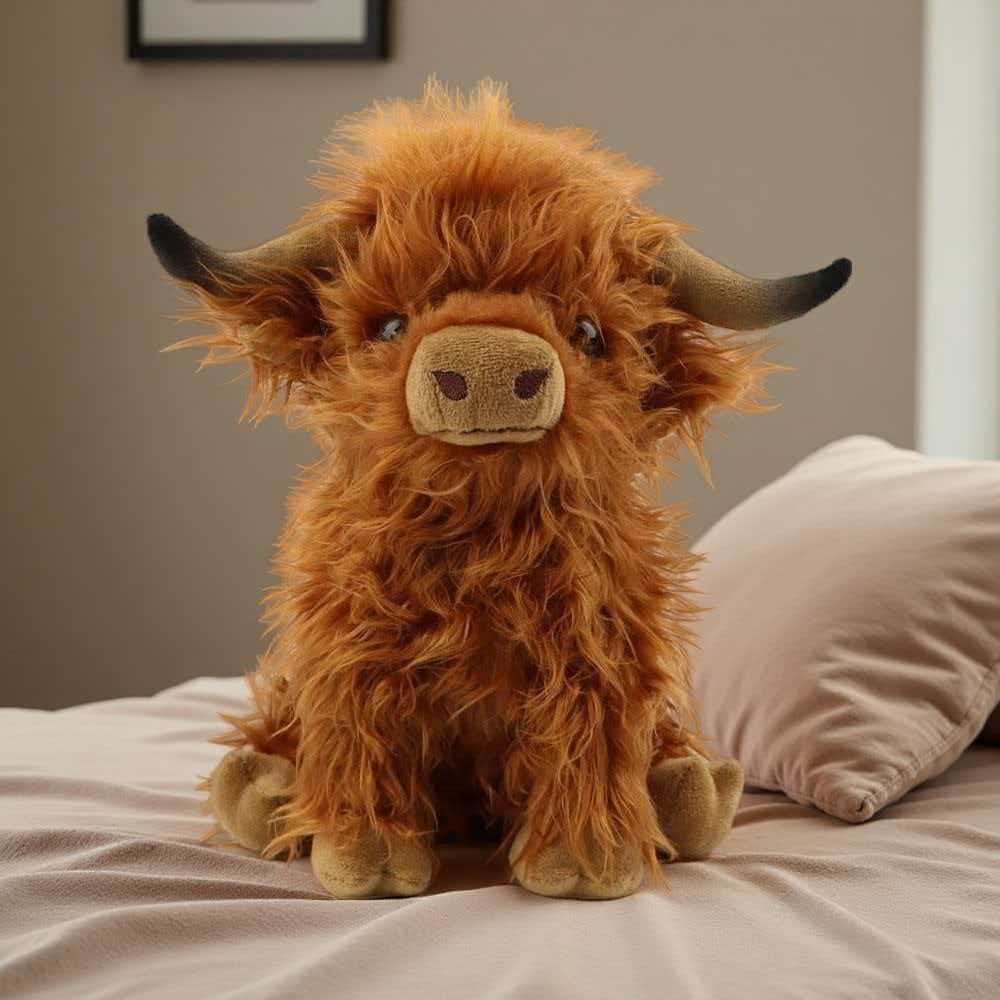 Highland Bull Simulation Plush - огляд і ціна Highland Home Textiles