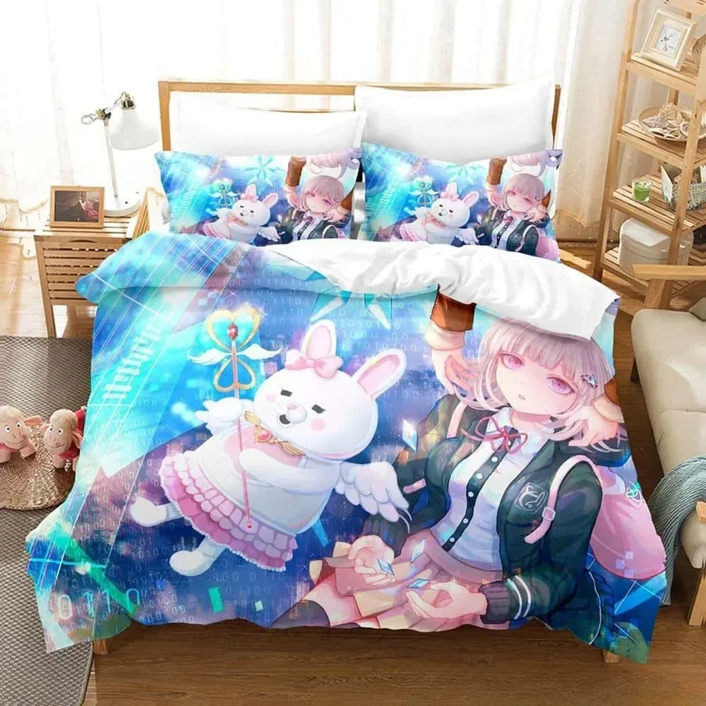 3D Danganronpa V3 Y2k Girls co - огляд і ціна Linen Duvet Cover