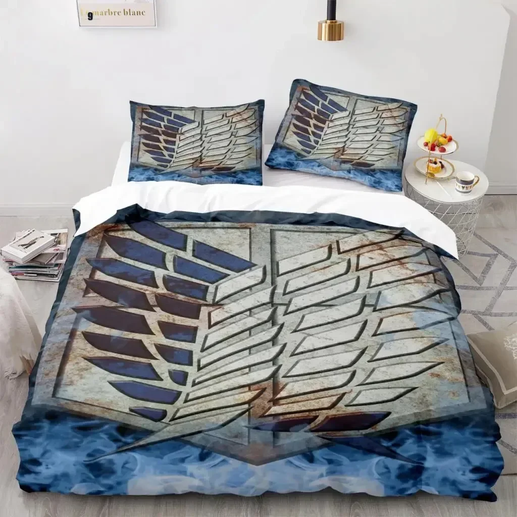 Anime Attack On Titan Home Tex - огляд і ціна Linen Duvet Cover