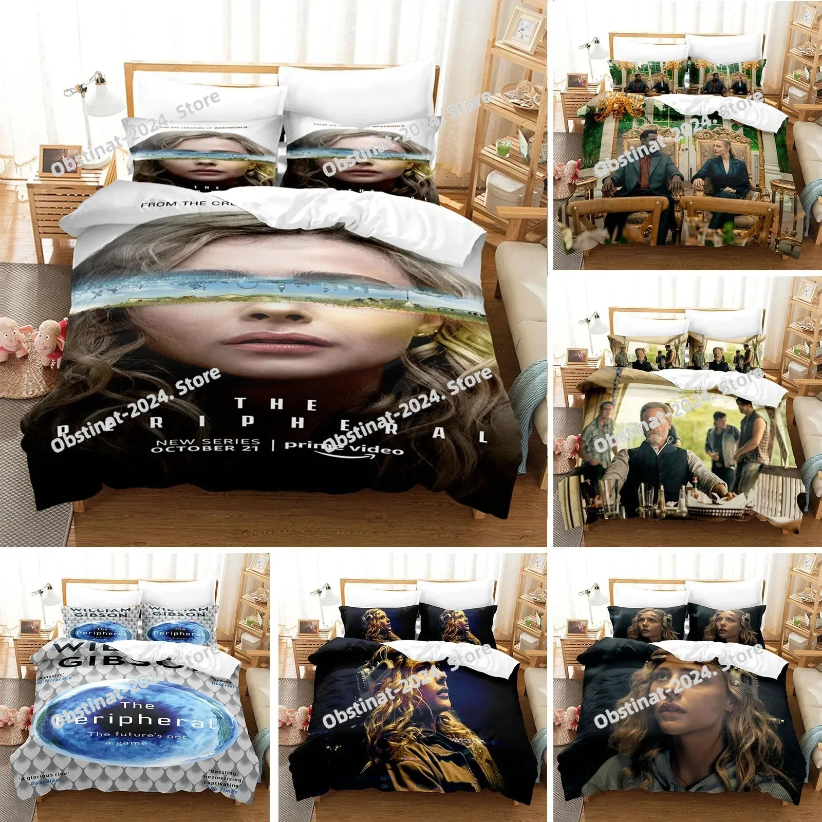 3D Peripheral Bedding Set Prin - огляд і ціна Home Textiles Super Soft