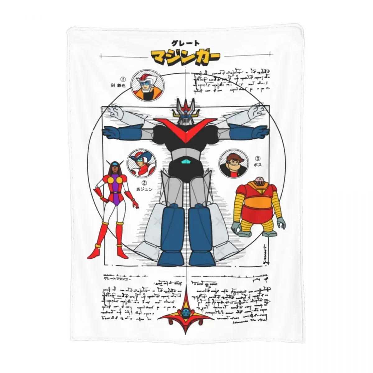 Mazinger Z Robot Tranzor Z Mer - огляд і ціна Home Textiles Super Soft